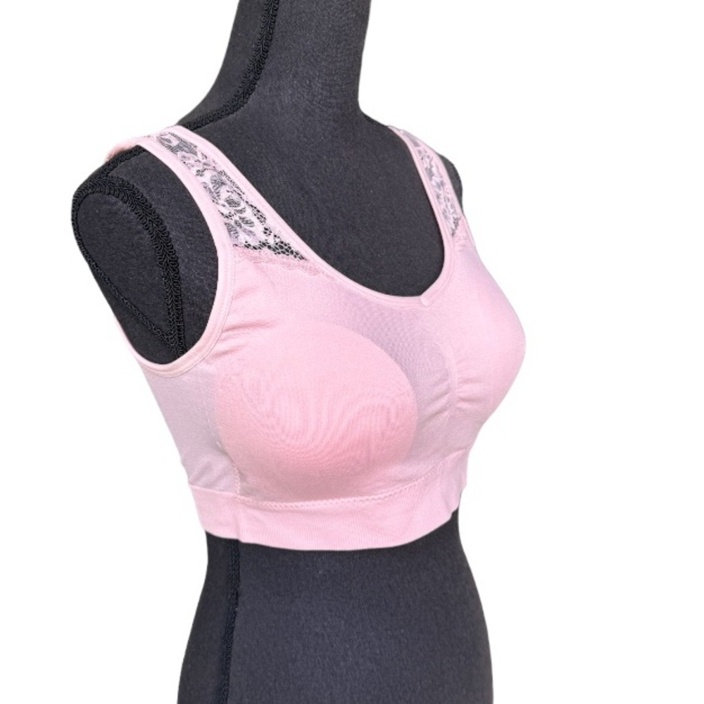 Laura Ashley Pink Bralette Women’s Bra Size XL - Picture 2 of 6